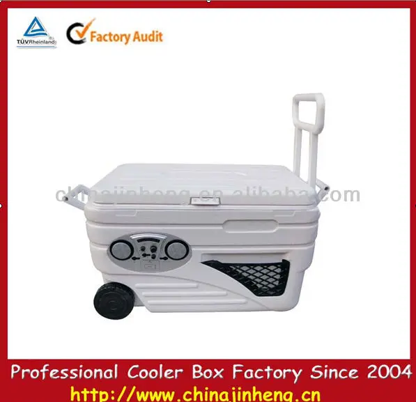 AMFM cooler radio on wheel