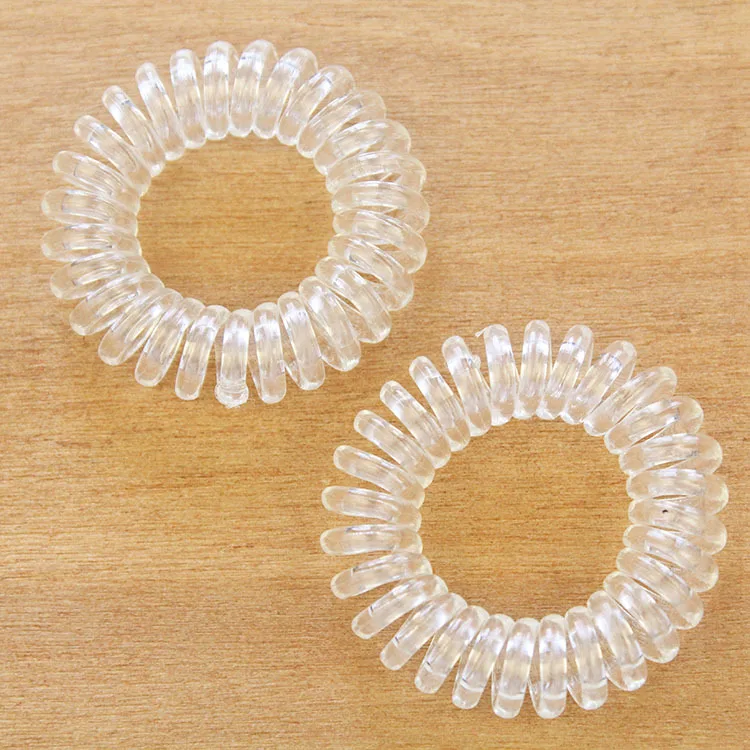 Telephone Wire Line Hair Ring Band Bracelet Rope Ponytail Holder Buy Hair Tie,Telephone Cord