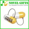 Promotion Capsule Shape Number Cable Travel Lock