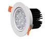 Super bright white shell 45 angle degree 3000k color temperature 3year warranty with driver 12*3w led downlight