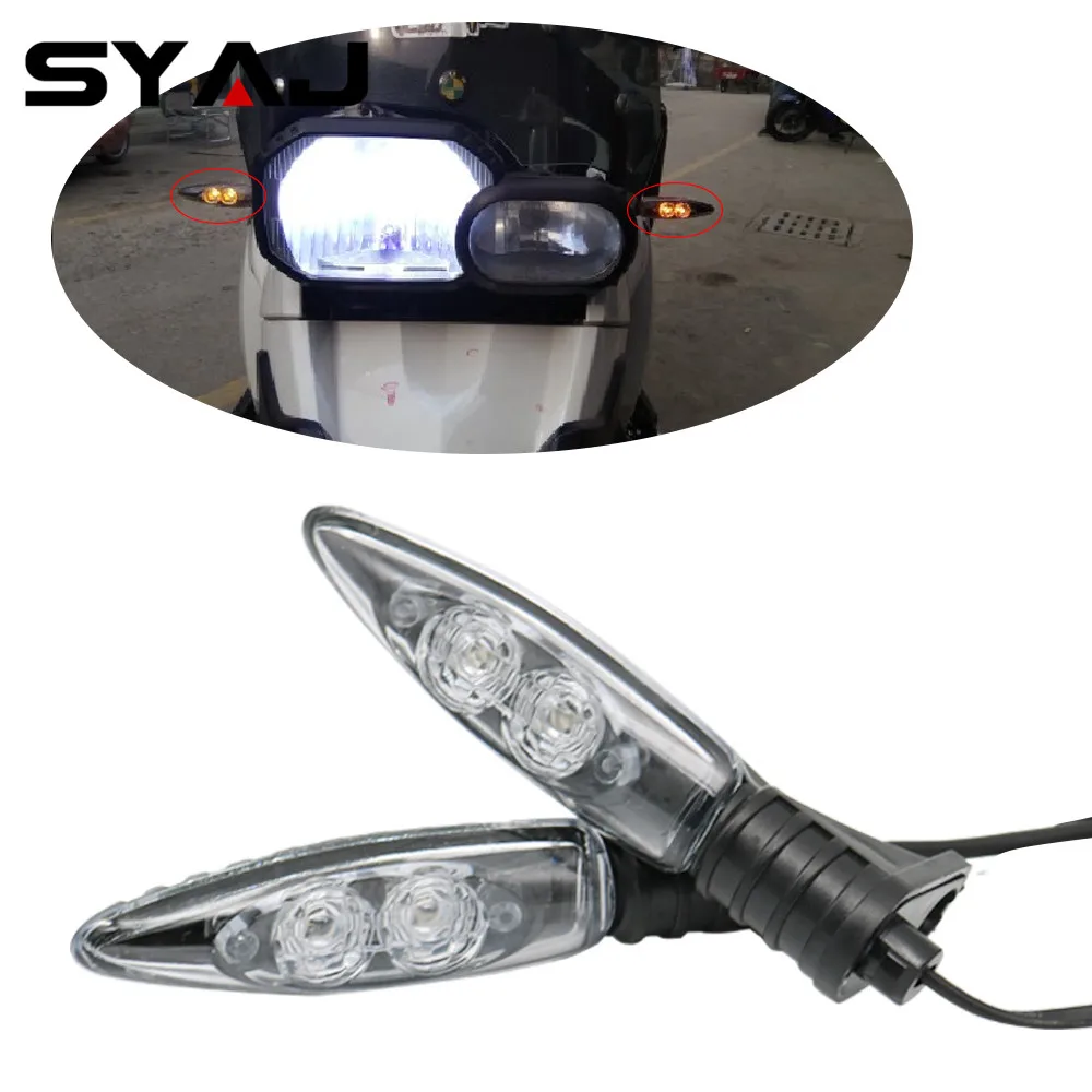 BessieSparks 2x Motorcycle Turn Signal Indicator Front Light Blinker for BMVV S1000RR R1200GS F800//F650//F700GS