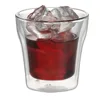 double wall shot glass / glass coffee tea cups / mugs / drinking glasses