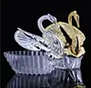 Miniature Clear Swan Dish Vintage at Quilted Nest plastic candy box
