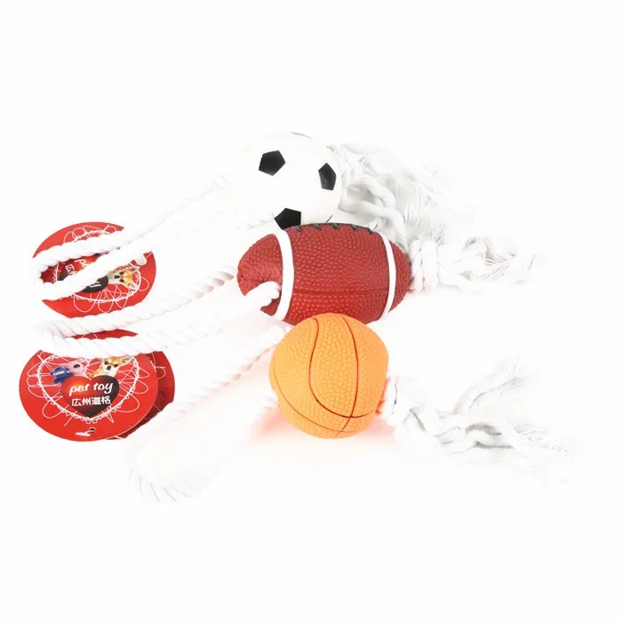 rope plush dog toy