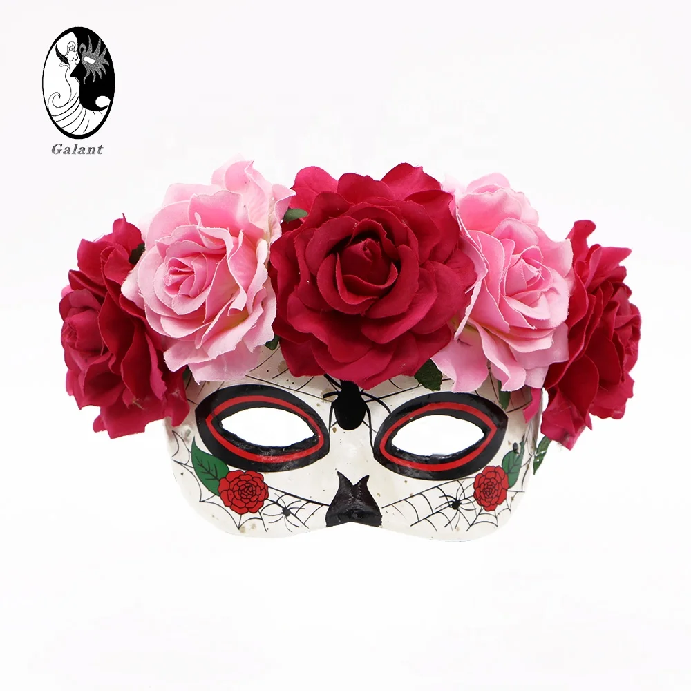 Maschera DI Bianco Tinta Unita costume//Party//Masquerade papier carta pesta Maschere