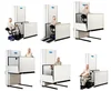 Wholesale Indoor or outdoor handicap vertical platform small disabled home wheelchair elevator lift