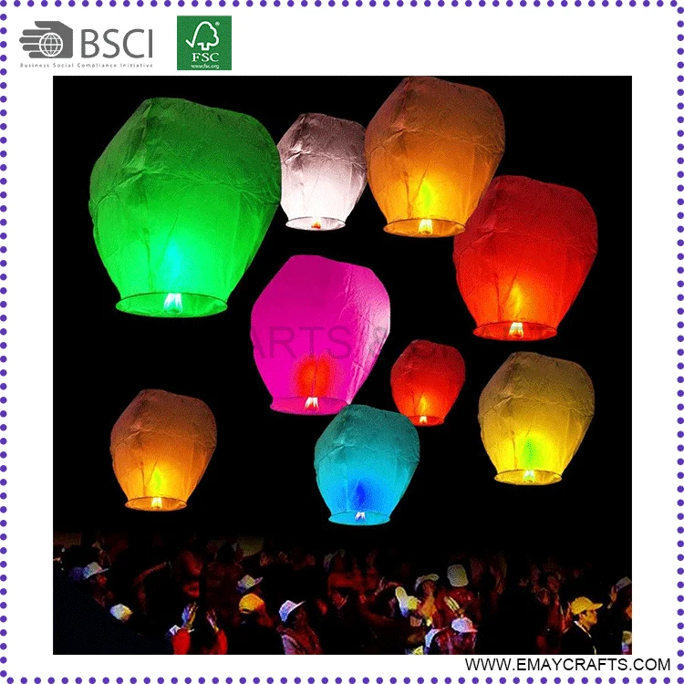 Multicolored Outdoor Luminary Flying Festival Lanterns Wholesale Buy