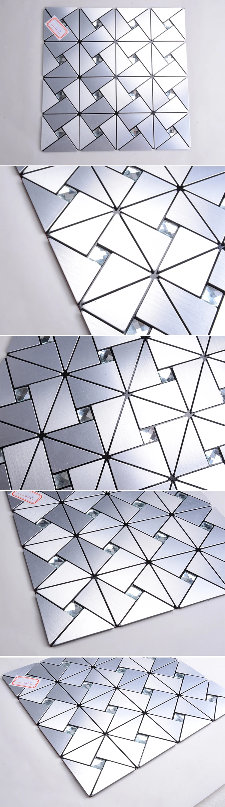 cheap self adhesive backsplash mosaic tile wall mirror