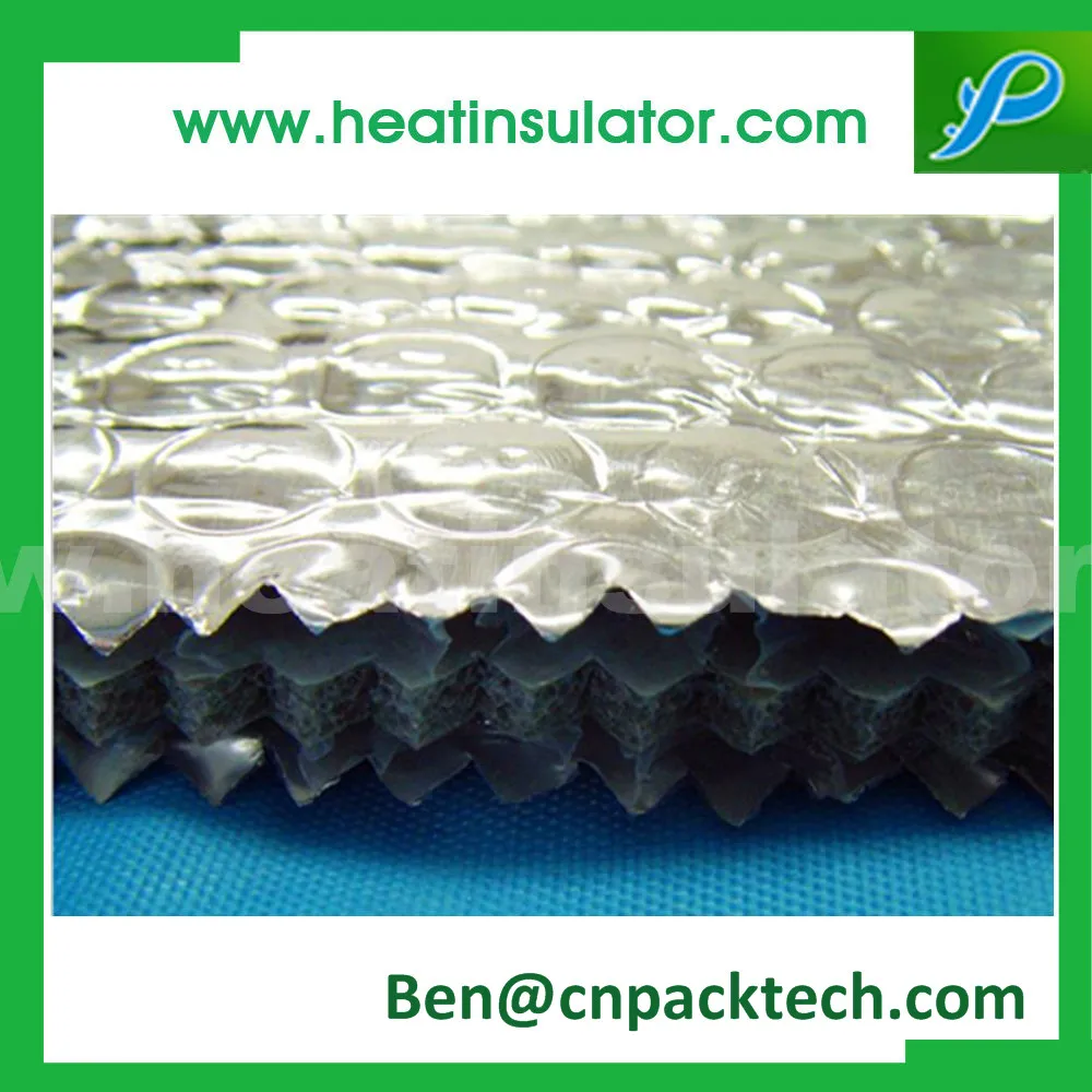 Silver Double Foil with Single/Double Bubble Foil Insulation Roof Insulation