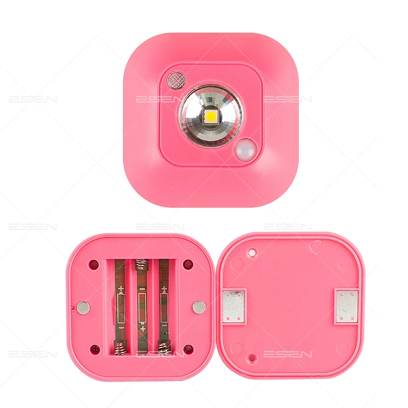 1W Mini Battery Operated Led Cabinet Light Motion Sensor Closet Light