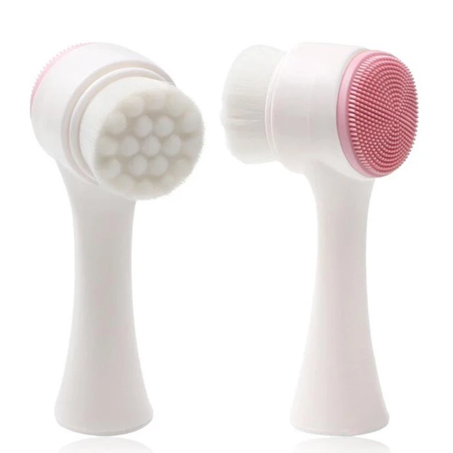 Free shipping Practical Spa Wash  Deep Facial Massager Beauty skin Care Double Side  Facial Pore Cleansing Brush