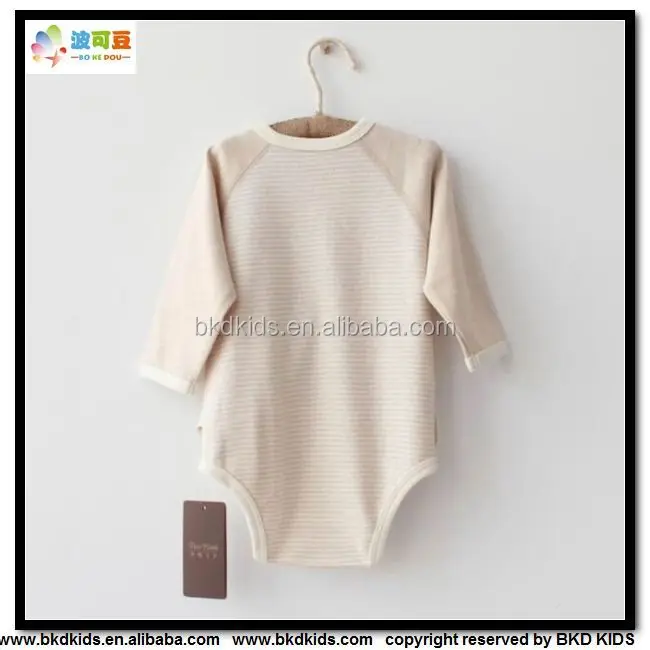 Bkd Nature Color Baby Clothes Kimono Organic Bamboo 2023 Summer Short