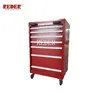 New Style Industrial Red Color 7 Drawers Garage Metal Tool Drawer Cabinet