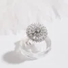 2018 summer popular style hot selling double-layered blooming flower magic rolling ring