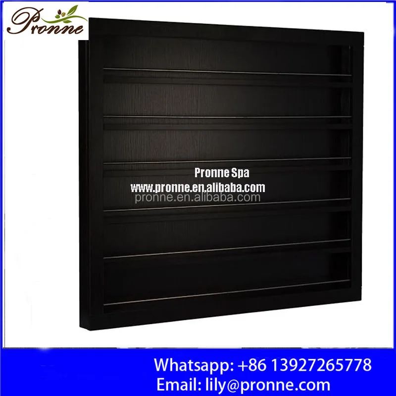 Canada Wholesale Black Wood Nail Polish Wall Rack/stand/holder Buy