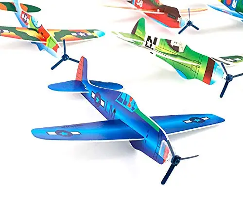 6 24 48 FLYING GLIDER PLANES TOY PRIZES FAVORS LOOT BIRTHDAY PARTY BAG FILLERS 