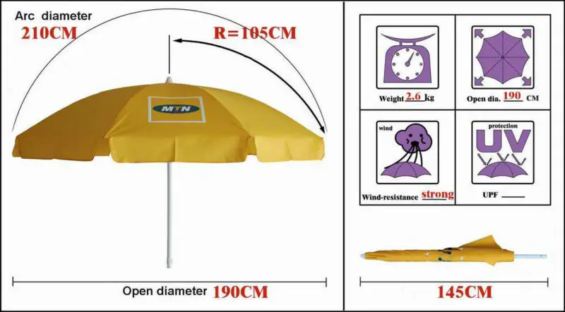 Mtn Advertising Beach Umbrella Mtn Parasol For Promotion Mtn Sun Umbrella Buy Mtn Umbrella Mtn Beach Umbrella Mtn Parasol Product On Alibaba Com