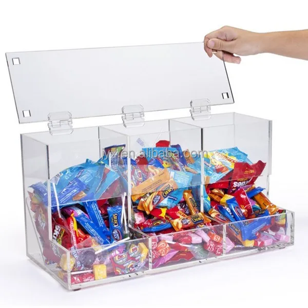 Tapered Stackable Acrylic Candy Box /plexiglass Lucite Candy Display