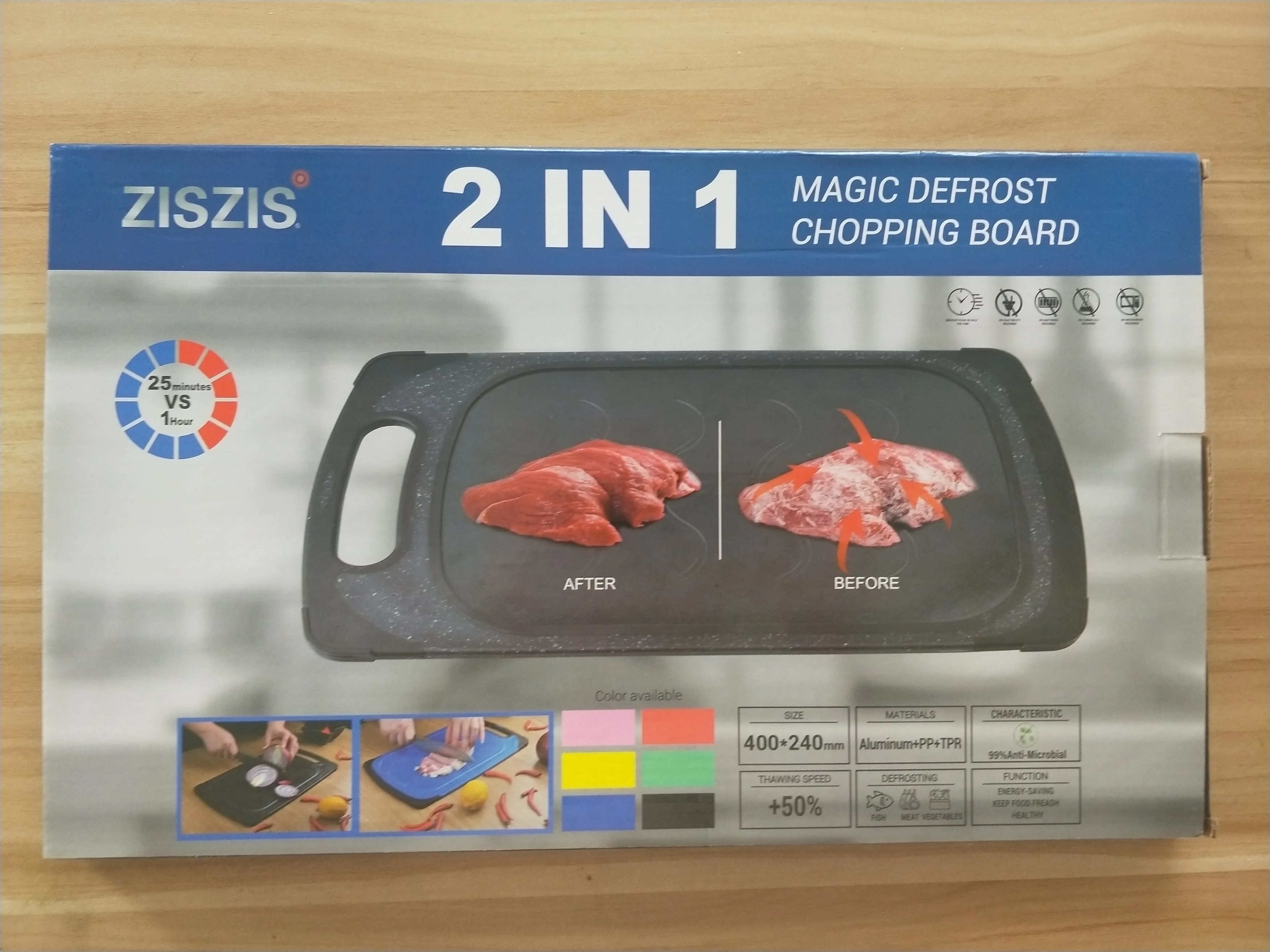 New Designer 2 In 1 Defrosting Tray Fast Defrosting Tray Magic