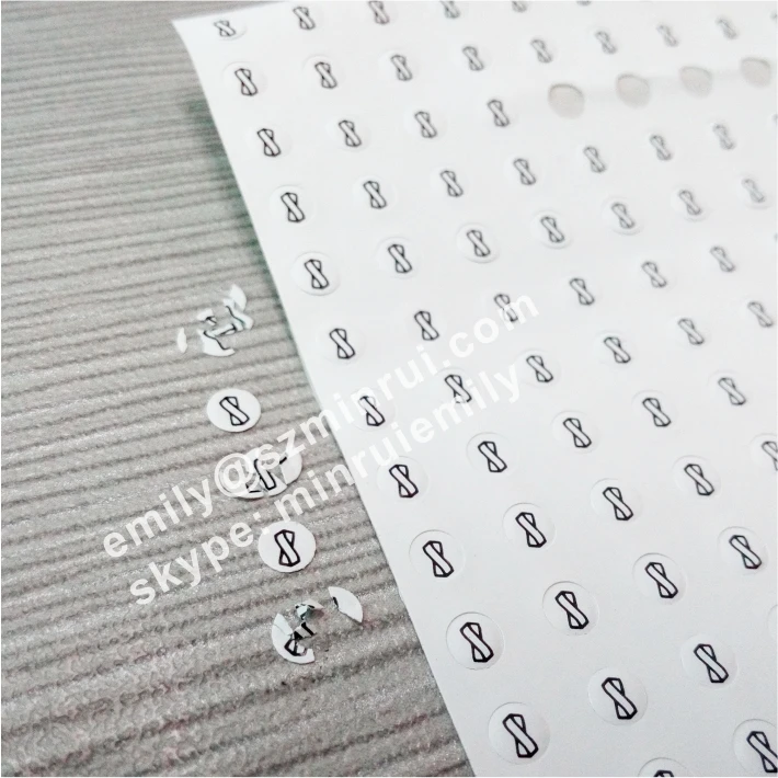 Custom 3mm Round Warranty Seal Broken Stickers For Phone Repair