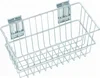 Modern slatwall metal wire storage basket for kitchen G43