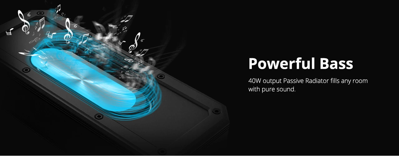 2020 Tronsmart Element Force+ Portable Bt Speaker with IPX7 Waterproof, Bass Sound, Supports TWS - ANKUX.COM
