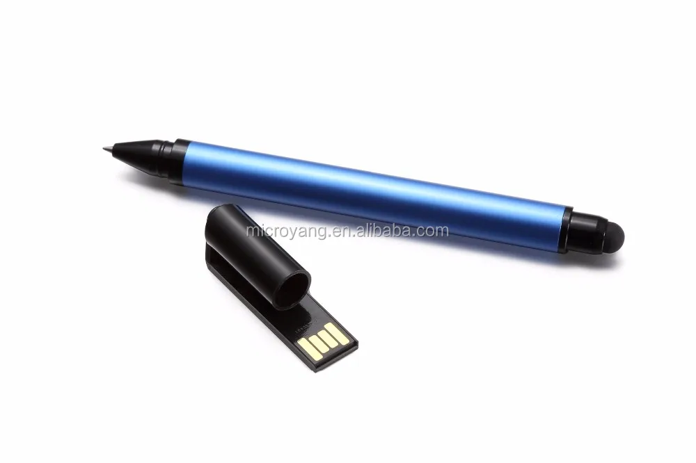 multifunction custom logo printing pen usb flash drive with stylus pen - ANKUX.COM