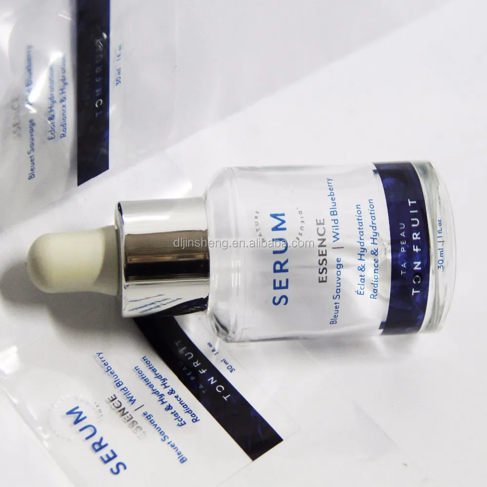 Transparent Sticker Clear Vinyl Essence Serum Label
