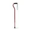 Single Point Walking Cane, Aluminum Walking Stick is Adjustable, red