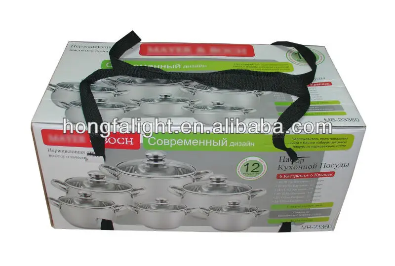 Wholesale stainless steel cookware set