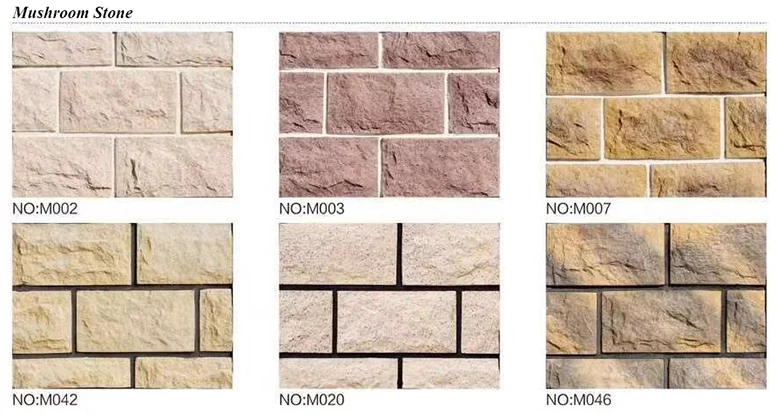 Composite silicon molds cast artificial stone rustic brick wall panel
