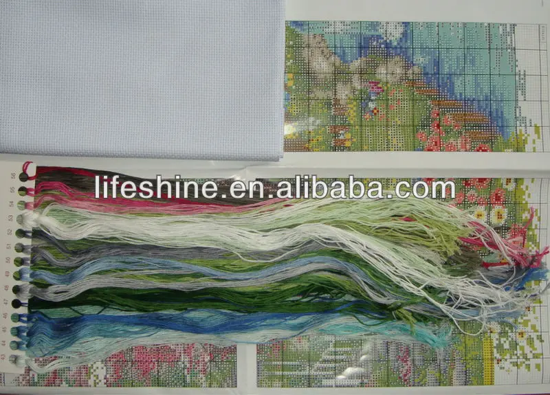 Aida Fabric Embroidery Dmc Cross Stitch Patterns By "dome" Stitch Buy