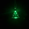 Green Christmas tree led necklace pendant