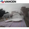 Quick inflating fireproof 1mm TPU outdoor single tunnel fireproof 1mm TPU inflatable globe bubble tent for sale