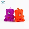 popular squeeze Kid Toy Novelty Flashing Cute Bear Squidgy Sensory Puffer ball Toy