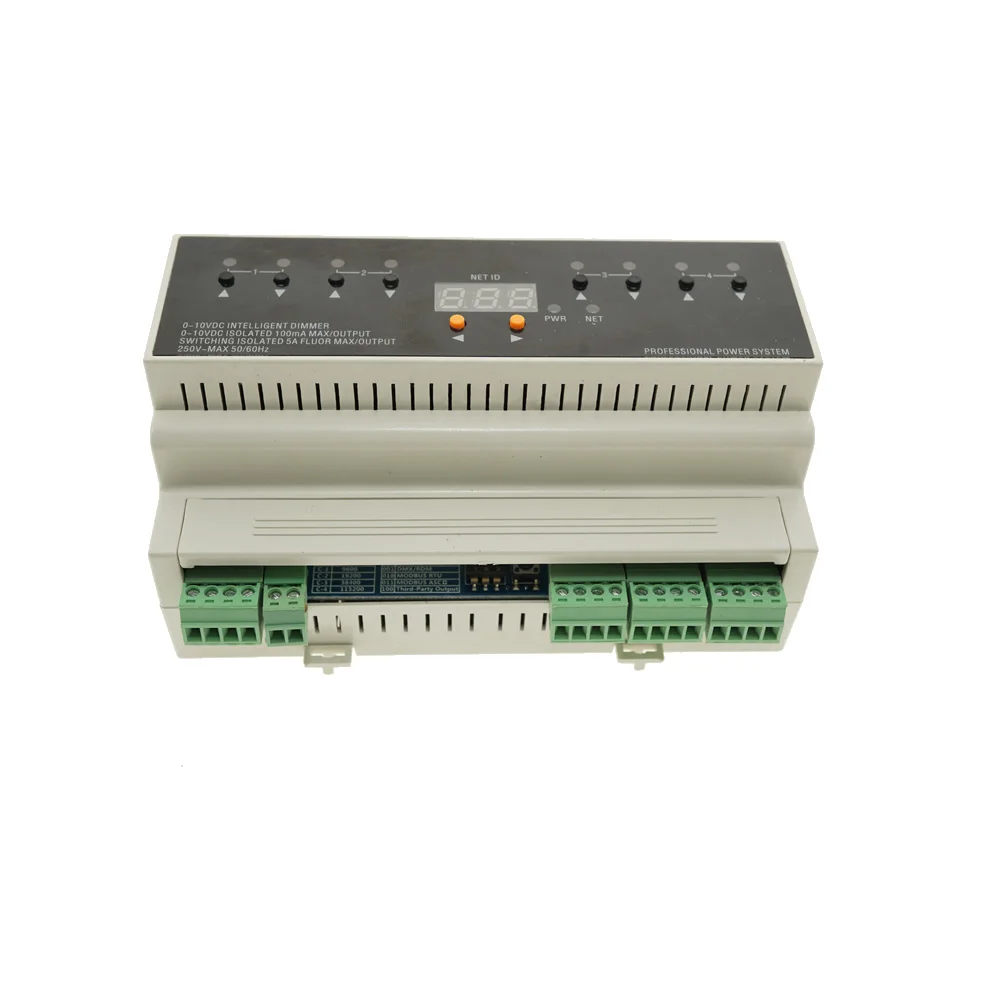 OEM/ODM 0-10 Volt 4 channel Dimmer LED Lighting Control Module for Smart Lighting Control System