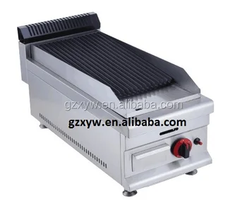 Commercial Stainless Steel Counter Top Gas Lava Rock Grill Gl 368 Commercial Stainless Steel Counter Top Gas Lava Rock Grill Gl 368 Volcanic Stone Bbq