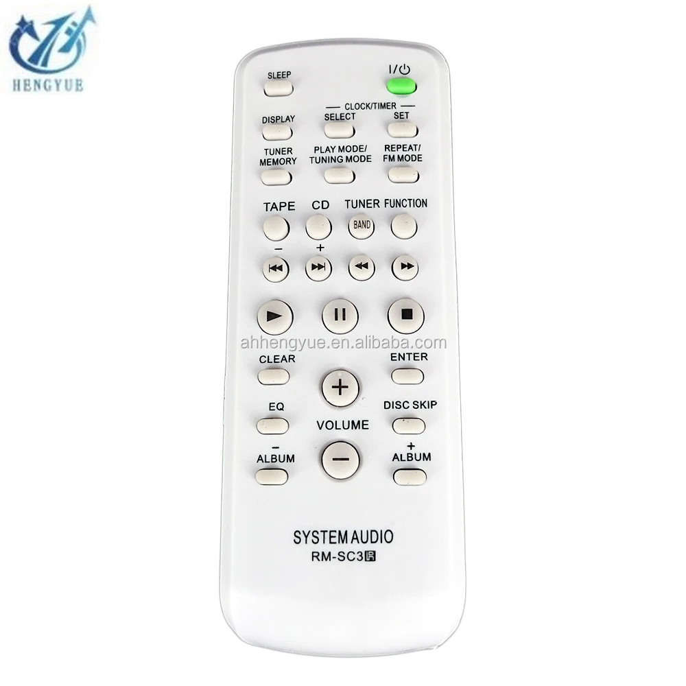 universal remote control for audio system