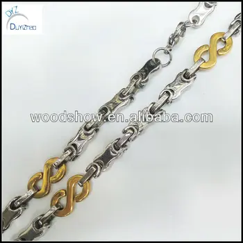 Stainless Steel New Gold Chain Design 