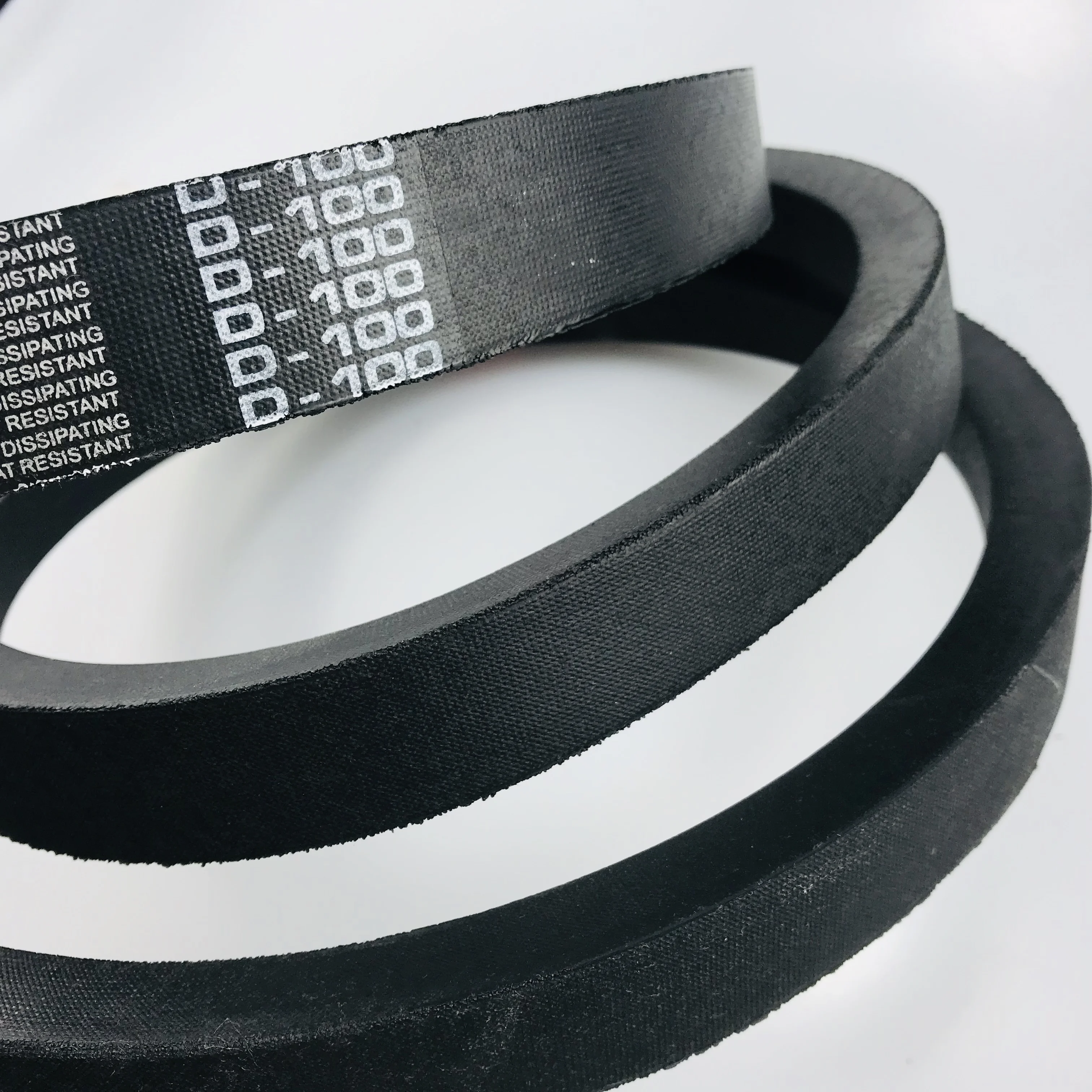 classical wrapped rubber v-belt type d