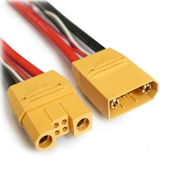 gold plated XT120 with socket male and female for electirc fork lift truck, pallet truck and SWC battery connector lead.jpg