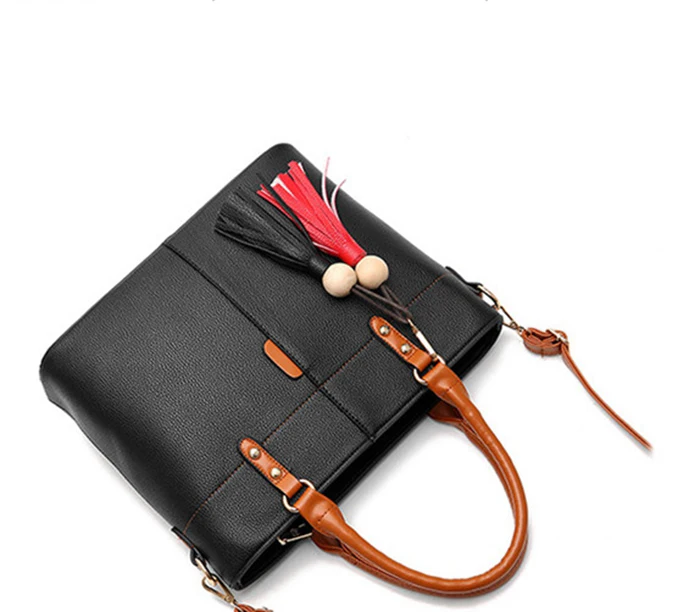 New Design Hot Selling Cheap Luxury Fashion Clutch Bag Ladies Shoulder Bag Pu Leather Women Handbags With Tassel