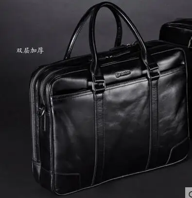 classic mens leather briefcase