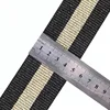 BSCI factory 1 inch gold thread strip elastic polyester webbing