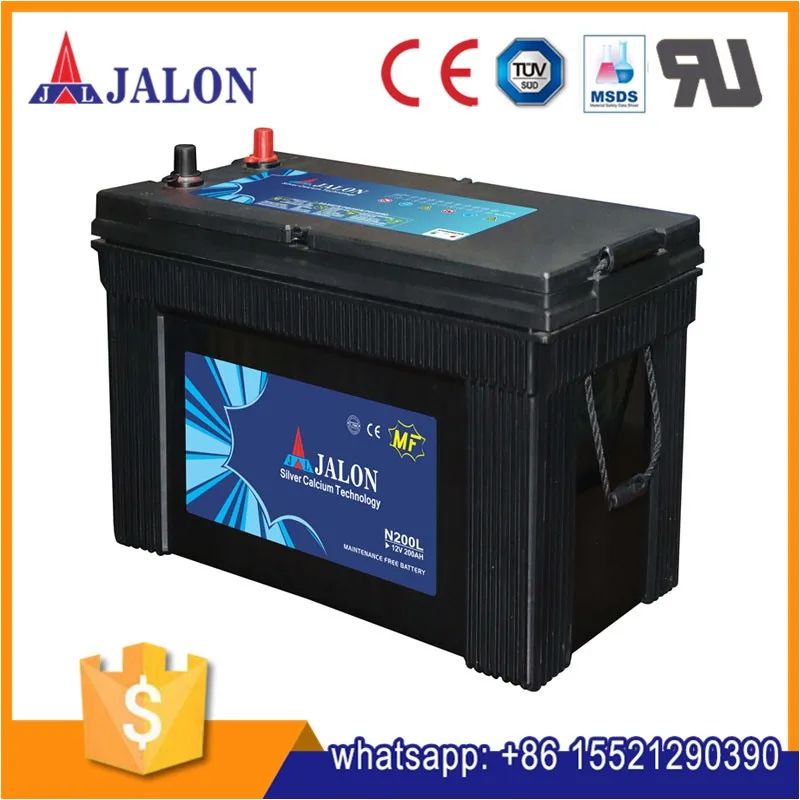 Maitenance Free 12v 200ah N200 Truck Battery Maitenance Free 12v 200ah N200 Truck Battery