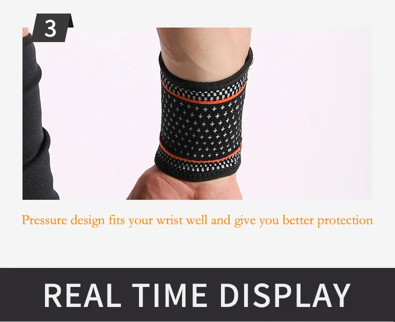 2023 New Nylon Material Compression Sweat Wrist Band Wrist Brace Buy