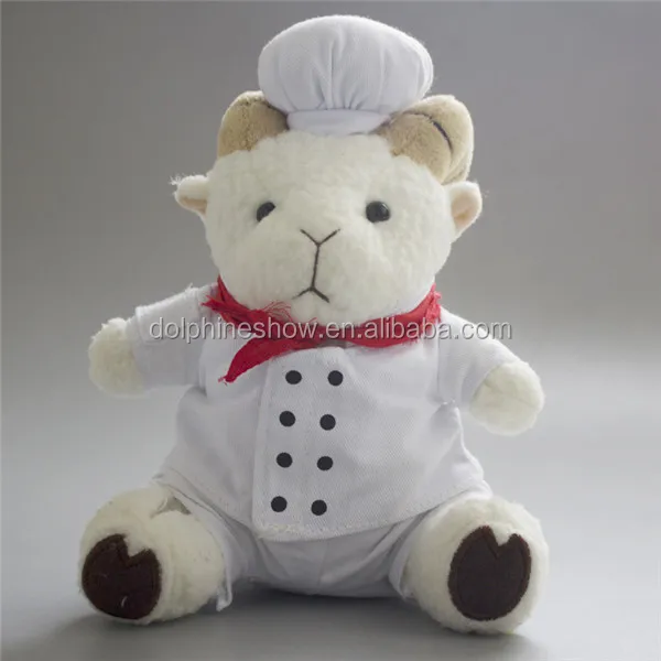 chef pig plush