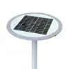 Retail package factory price all in one round ip65 solar powered outdoor column light,solar front door lights