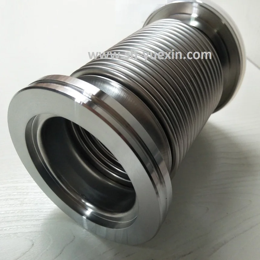 High Vacuum Pipe Fittings& Components Kf Cf Iso63 Flange Flexible Or Compressible Bellow