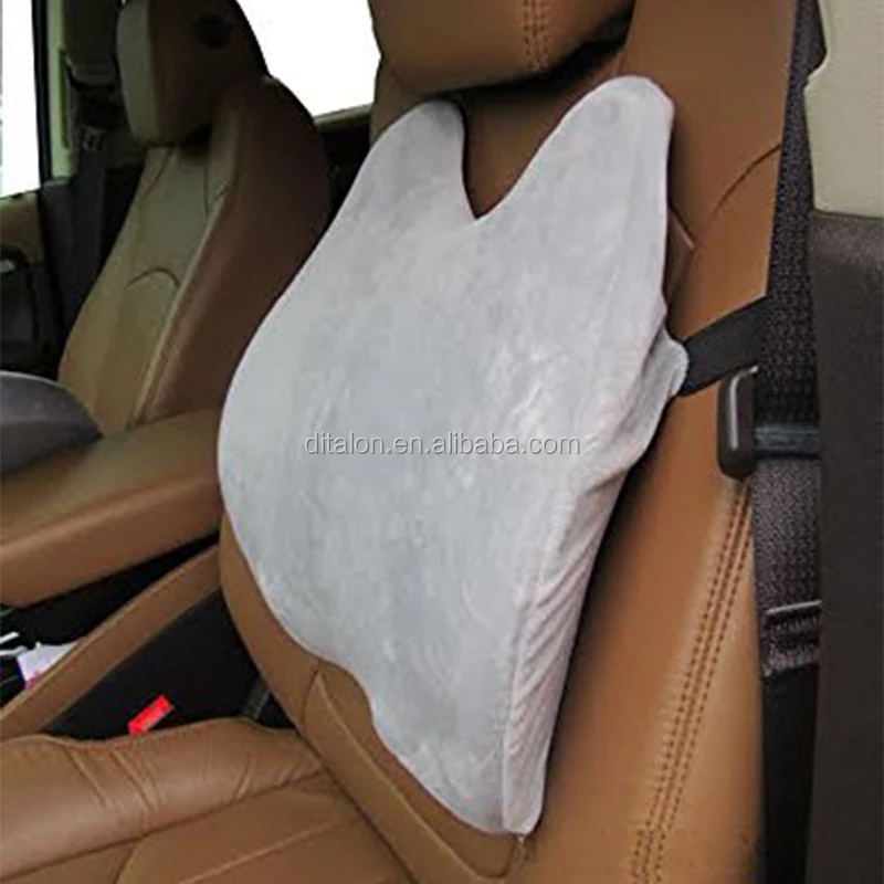 Memory foam W/gel lumbar pillow for back pain and posture support back pain relief cushion